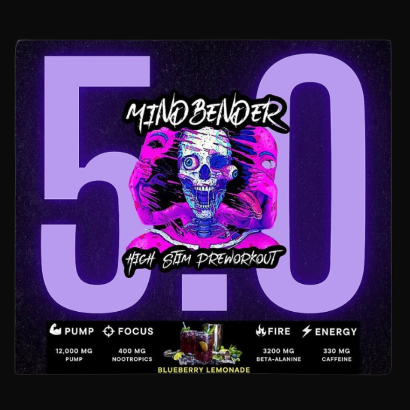 Project M MINDBENDER V5 High-Stim Pre-Workout – Energy, Focus & Pump Support