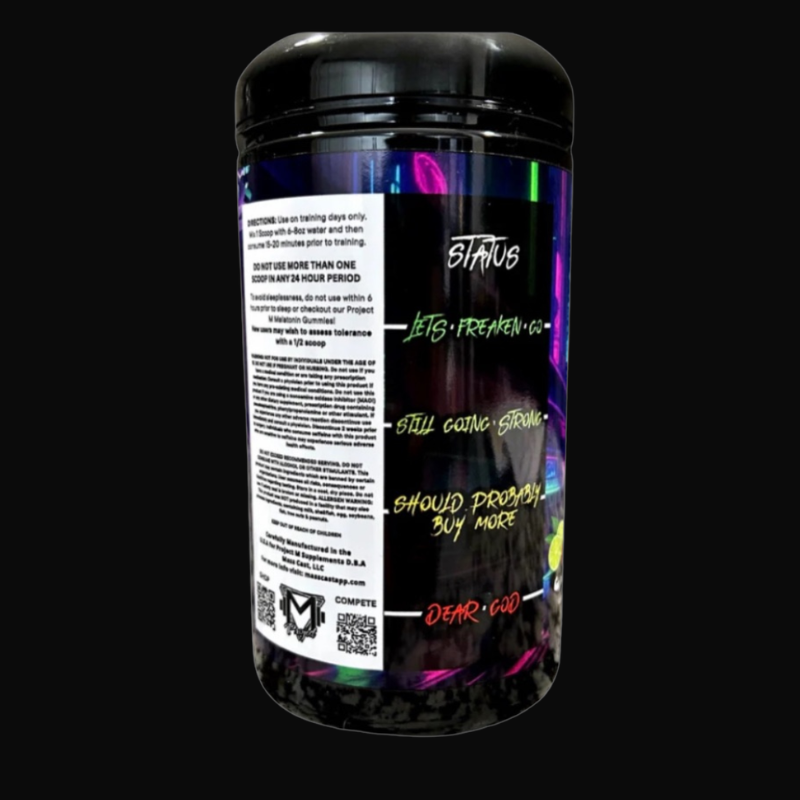 Project M MINDBENDER V5 High-Stim Pre-Workout – Energy, Focus & Pump Support