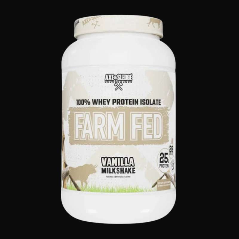 Axe & Sledge Farm Fed Whey Isolate Protein Powder