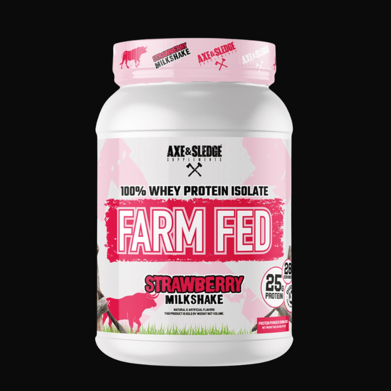 Axe & Sledge Farm Fed Whey Isolate Protein Powder
