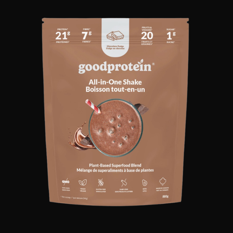 GoodProtein Plant-Based Superfood Protein Powder – 21g Protein + 7g Fiber