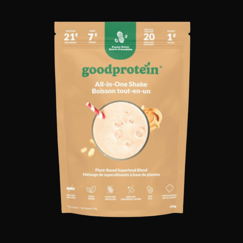 GoodProtein Plant-Based Superfood Protein Powder – 21g Protein + 7g Fiber