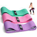 CFX Resistance Bands 3 Sets, Premium Exercise Loops with Non-Slip Design for Hips & Glutes, 3 Resistance Level Workout Booty Bands for Women and Men 🍁 All In One Marketplace Canada